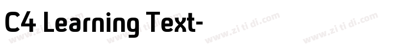 C4 Learning Text字体转换